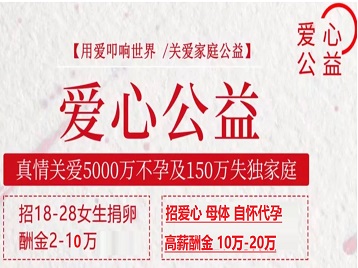 双湖捐卵助孕生子 爱心志愿者招募